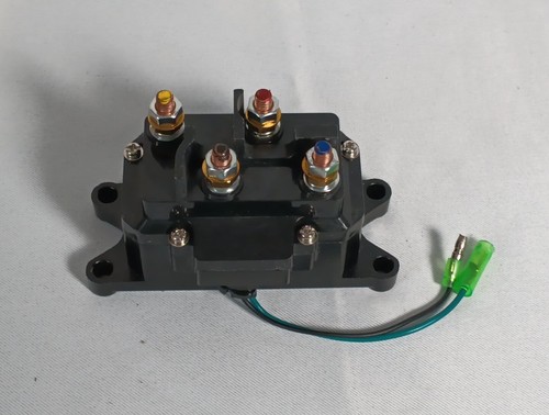 Cabrestante Contactor 12VDC 147-7027 BVP 2500 3000 Quadrax 2500 Negro Repuesto - Imagen 4 de 7