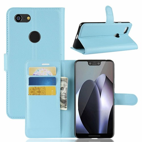 Premium Leather Magnetic Flip Wallet Cards Case Cover for Google Pixel 2 XL 2XL - Picture 43 of 58