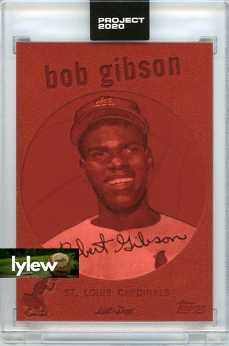 Topps Project 2020 * BOB GIBSON by Don C * Card #163 w/ box  St. Louis Cardinals