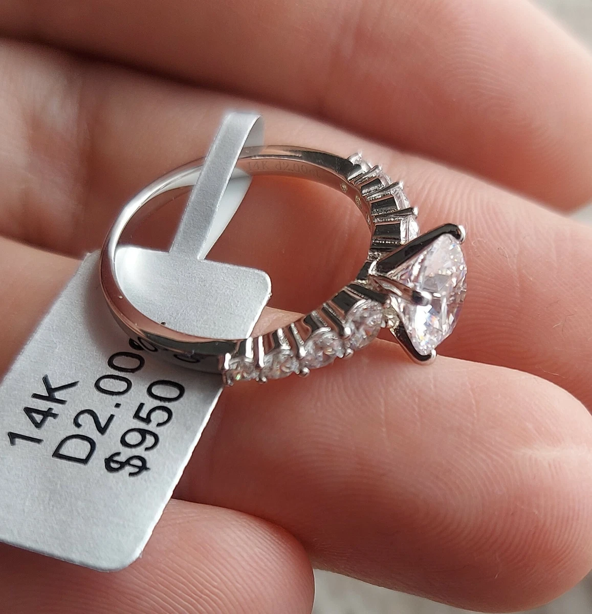 Cz sale solitaire ring