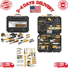 228-Piece Socket Wrench Set Complete Auto Repair Hand Tool Kit with Storage Case