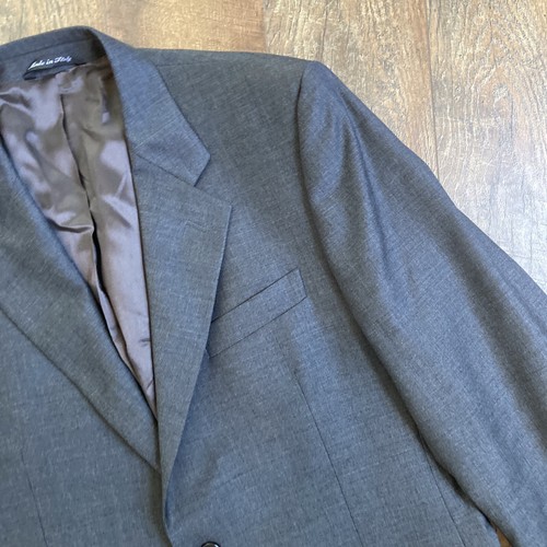 Zanieri Vitale Barberis Canonico Super 100’s Gray Suit 46” Chest 34” Waist - Picture 11 of 24