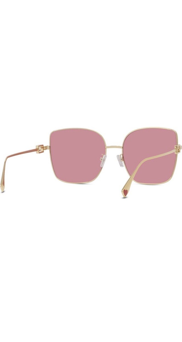 Fendi FF 024A/S サングラス ピンク/グリーン Fendi FF 024A/S サングラス ピンク/グリーン