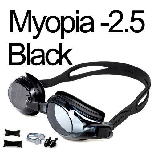 Schwimmbrille Myopie Profi Antibeschlag UV Schwimmbrille Silikon - Bild 12 von 37