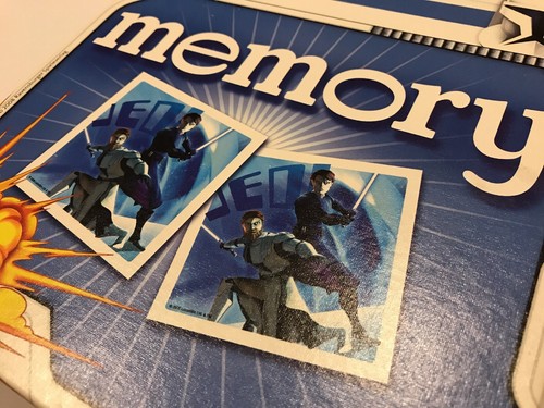 Star Wars Clone Wars Memory Game rare collectable Han Solo R2D2 Jedi wookie - Picture 8 of 9