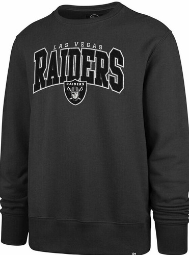 LAS VEGAS RAIDERS NFL FOOTBALL ARCH VARSITY CREW SWEATER THROWBACK  47' BRAND NW - Bild 4 von 17