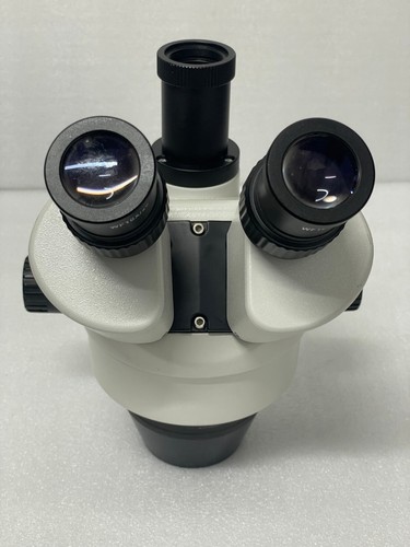AmScope Trinocular Stereo Zoom Microscope Head with 2 x WH10X/20 Eyepieces - Bild 1 von 7
