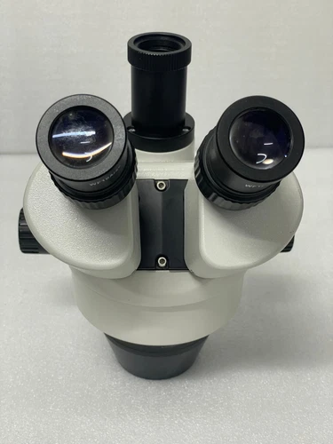 AmScope Trinocular Stereo Zoom Microscope Head with 2 x WH10X/20 Eyepieces