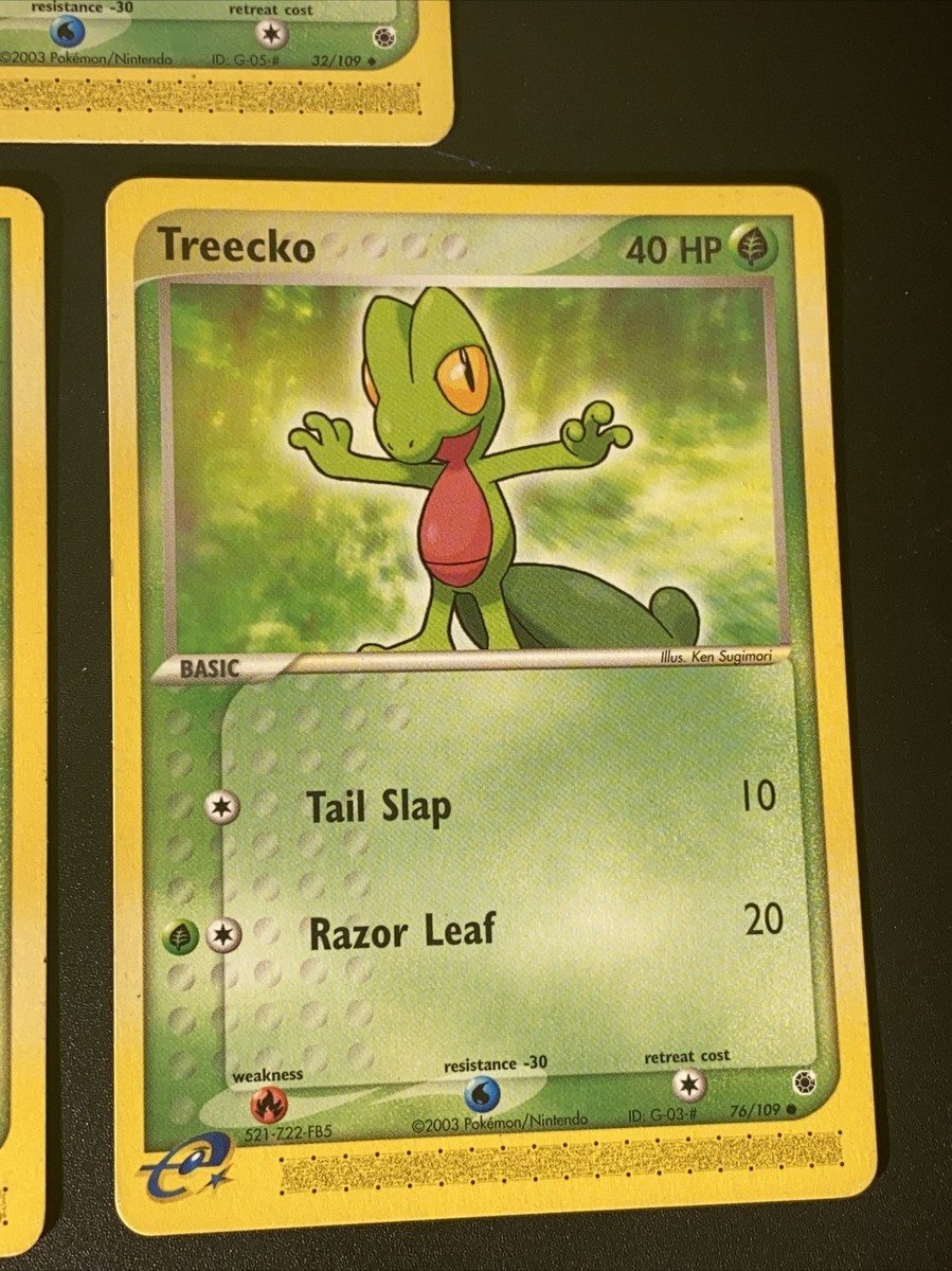 Pokemon TCG Grovyle 32 Treecko 75 76/109 EX Ruby & Sapphire