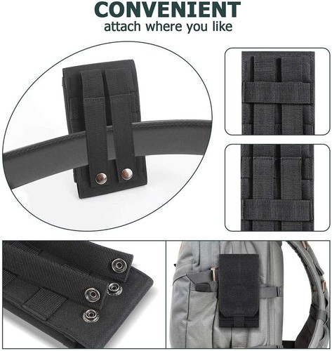 Tactical Molle Bag Cell Phone Belt Pouch Holster Cover Case EDC Security Pack US - Picture 5 of 18