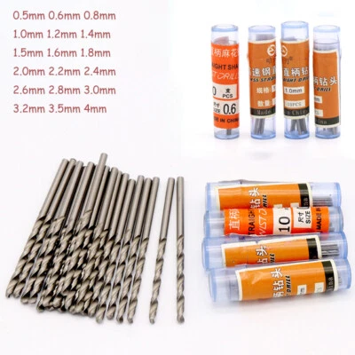 MARKENLOS HSS Spiralbohrer 0,5 mm-4 mm Für Metall Edelstahl Holz Spiralbohrer Werkzeug