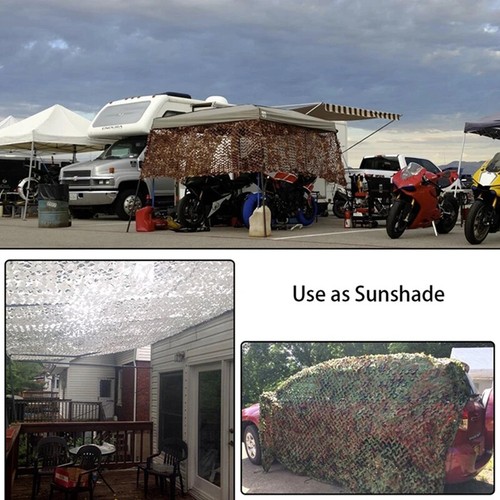 Camouflage Netting Roll Party Decoration Outdoor Pergola Camo Fence Shade Awning - Picture 6 of 30
