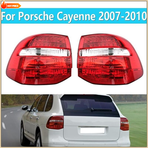 Pair Brake Turn Signal Lamp Tail Light Assembly For Porsche Cayenne 2007-10 4DR - Foto 1 di 7