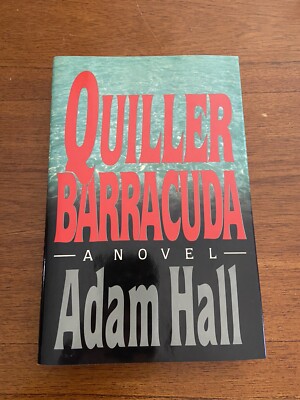 SIGNED Quiller Barracuda by Adam Hall 1st Printing First Edition 1990 Hardcover