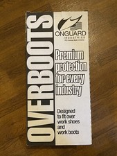 OnGuard Overboot 10” 8-9 Fits Shoe Size, Black 1 PR 86020 Size MD