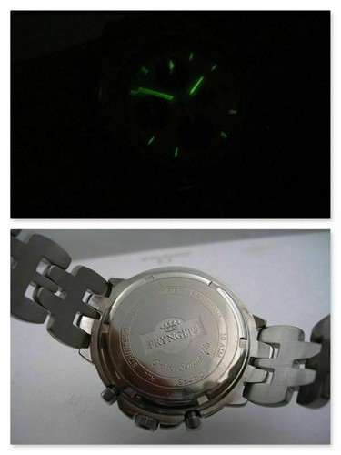 CHRONOGRAPH PRYNGEPS CR793 CARDINAL POINTS NEW OLD STOCK 1990s MEN WATCH - Picture 12 of 12