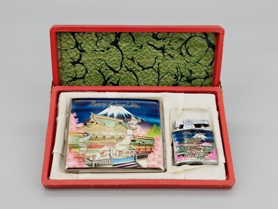 【tora117】シルバー　菓子楊枝セット〈５本セット〉SILVER Vintage Memory Of Japan Lighter & Cigarette Holder Silver W