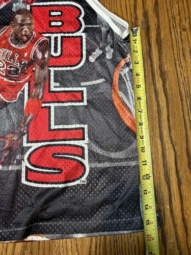 Vintage 80’s Michael Jordan Chicago Bulls Hot Starter Jersey Size L Made In USA - Picture 15 of 15