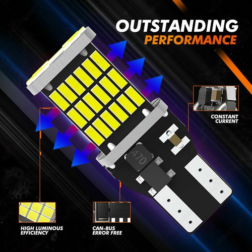 Bombilla LED de retroceso 912 921 para Silverado 1500 2014-2019 1500lm P1508 - Imagen 8 de 12