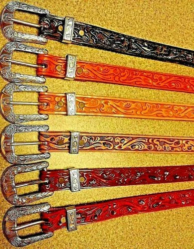 Cinturones de mujer de piel