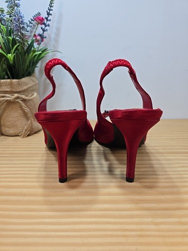 Karen Scott Franki rote Slingback-Pumps Größe 6 M - Bild 3 von 10