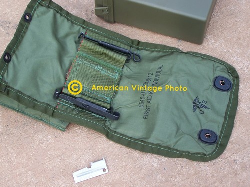Erste Hilfe Set Tasche USA Militär + Einsatz ALICE IFAK NEU & P38 Shelby Dosenöffner - Bild 5 von 8