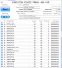 Lot of 17 Kingston 480Gb Model: Sq500S37 Sata Drives