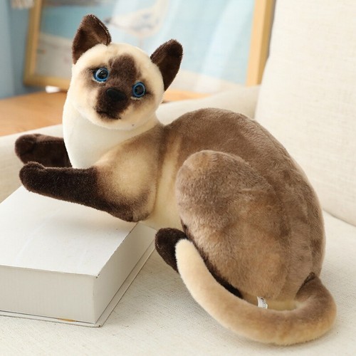 Simulation Pillow Cat Plush Toys Realistic Animal Pet Doll Children Home Decor - Bild 37 von 48