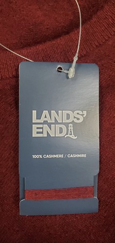 Cashmere Sweater Small Burgundy V-Neck Pullover Soft Knit Men Women Quiet Luxury - Picture 6 of 11