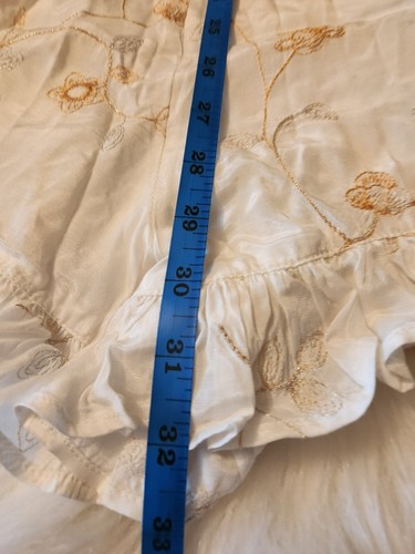 NWT FREE PEOPLE RARE Embroidery RUFFLED JUMPSUIT XS $148 BE-100 - Picture 10 of 12
