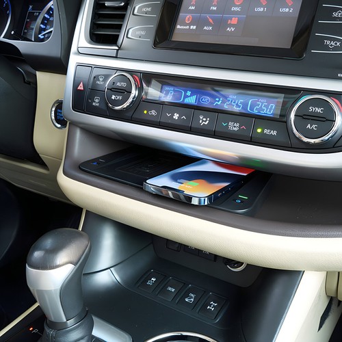 Car Wireless Phone Charger Tray Fast Charging Pad For Toyota Highlander 2015-19 - Picture 11 of 11