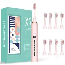 BerZalah Electric Toothbrush Sonic Toothbrushes Set with 8 Brush Heads for Adult