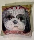 Shih Tzu Throw Pillow 15 X 14 In.