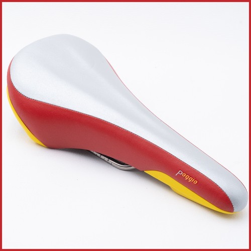 NOS FIZIK POGGIO TITANIUM 2002 VINTAGE SADDLE SEAT RACING ROAD BICYCLE BIKE OLD - Picture 1 of 7
