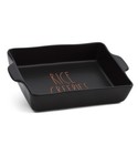 Rae Dunn RICE CREEPIES Black Ceramic Baking Pan Dish  11"x9"x 2.5" Halloween NEW
