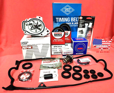 2001-2005 Honda Civic Complete Timing Belt Kit + Water Pump Japan OEM 