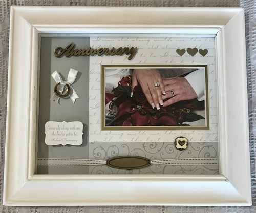 Things Remembered Anniversary Bilderrahmen weiß 596970 - Bild 1 von 4