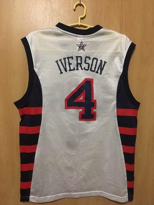 allen iverson usa basketball jersey