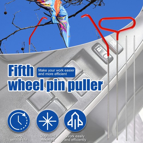 15Pcs Assorted 5th Wheel Pin Puller Kit 66.8 inch Pull Hook J-Hook Heavy gunxx - Picture 6 of 11