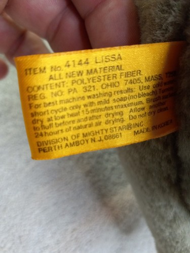 Vintage 1991 24k Polar Puff Elephant Plush 8 inch  - Bild 5 von 9