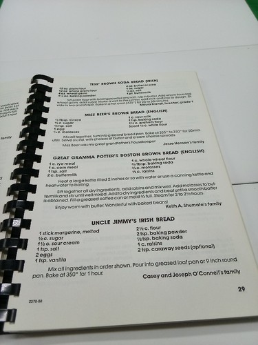 1989 Our Family Recipes, Jackson Street School Northampton MA - Bild 6 von 14