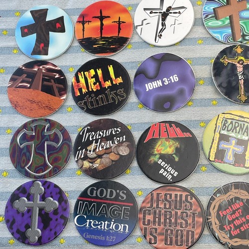 Christian Pogs Lote de 100 Gráficos Disponibles Fotografiados Aleatorios - Imagen 4 de 6
