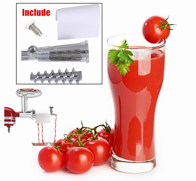 TOMATO Juicer Attachment FOOD SAUCE MAKER STRAINER JUICER COMPLETE KIT