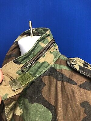US Military Issue Vintage 1989 issue M65 woodland Camo Field US Military Issue Vintage 1989 issue M65 woodland Camo Field