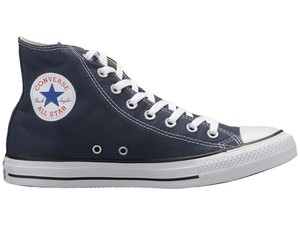 converse azul cano alto