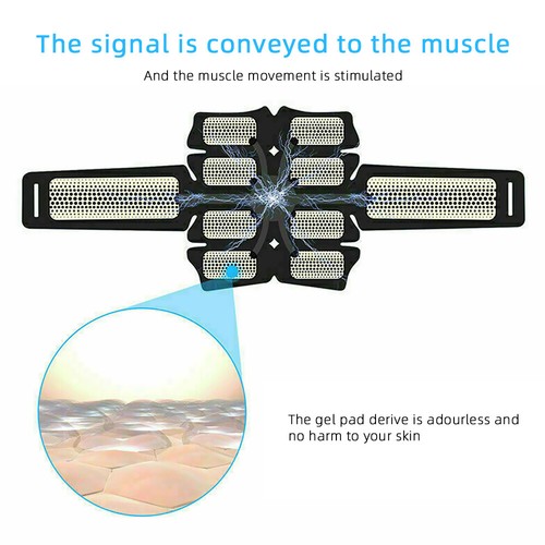 ABS Stimulator EMS Toner Massager Abdominal Trainer Muscle Fitness Body Exercise - Picture 6 of 17