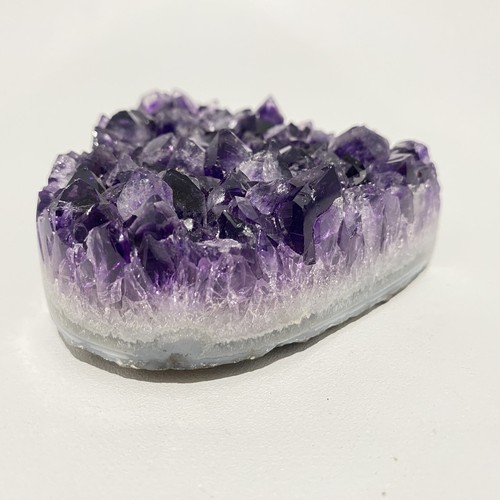 Uruguay 390g Amethyst Herz Geode Kristall Cluster Dekor 3,75" Valentinstag - Bild 6 von 18