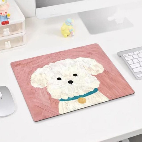 Cute Puppy Mousepad No Slip Rubber Lockedge Mousepad Computer Portable Mouse _fl - Afbeelding 5 van 14
