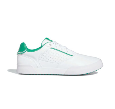 adidas Retrocross Spikeless Golf Shoes - White/Green - GV6912