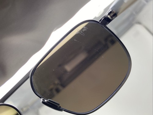 MAUI JIM WAIHEE RIDGE MJ777-02C GRAY W/ BLUE MIRROR POLARIZED Sunglasses A162 - Picture 3 of 9